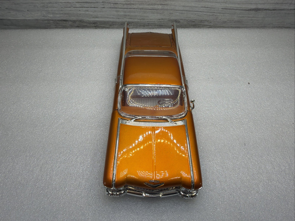 JADA 1/24 DUB CITY RARE ORANGE 1959 CADILLAC COUPE DE VILLE VERY NICE  NO BOX5