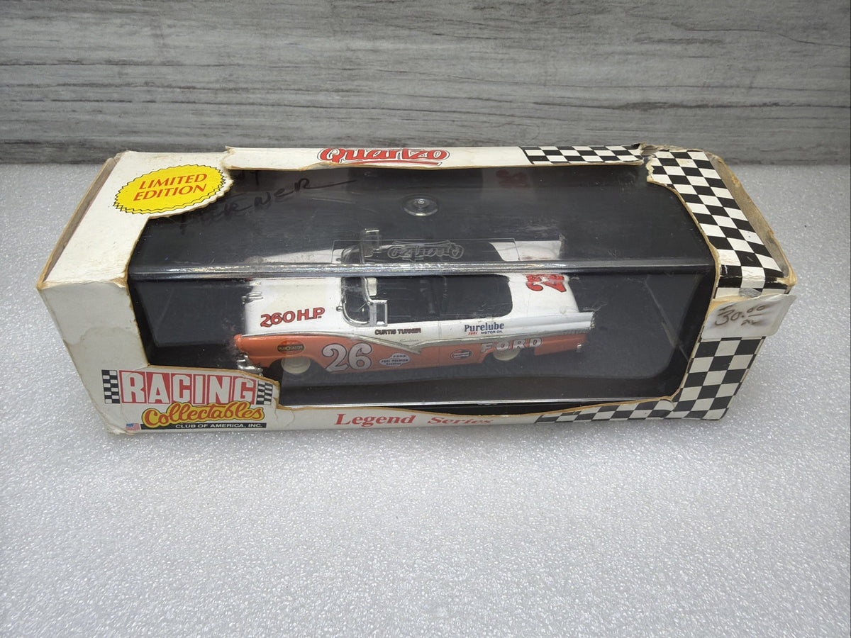 Curtis Turner #26 Ford Convertable Quartzo Legend Series  1/43rd Signed Read2