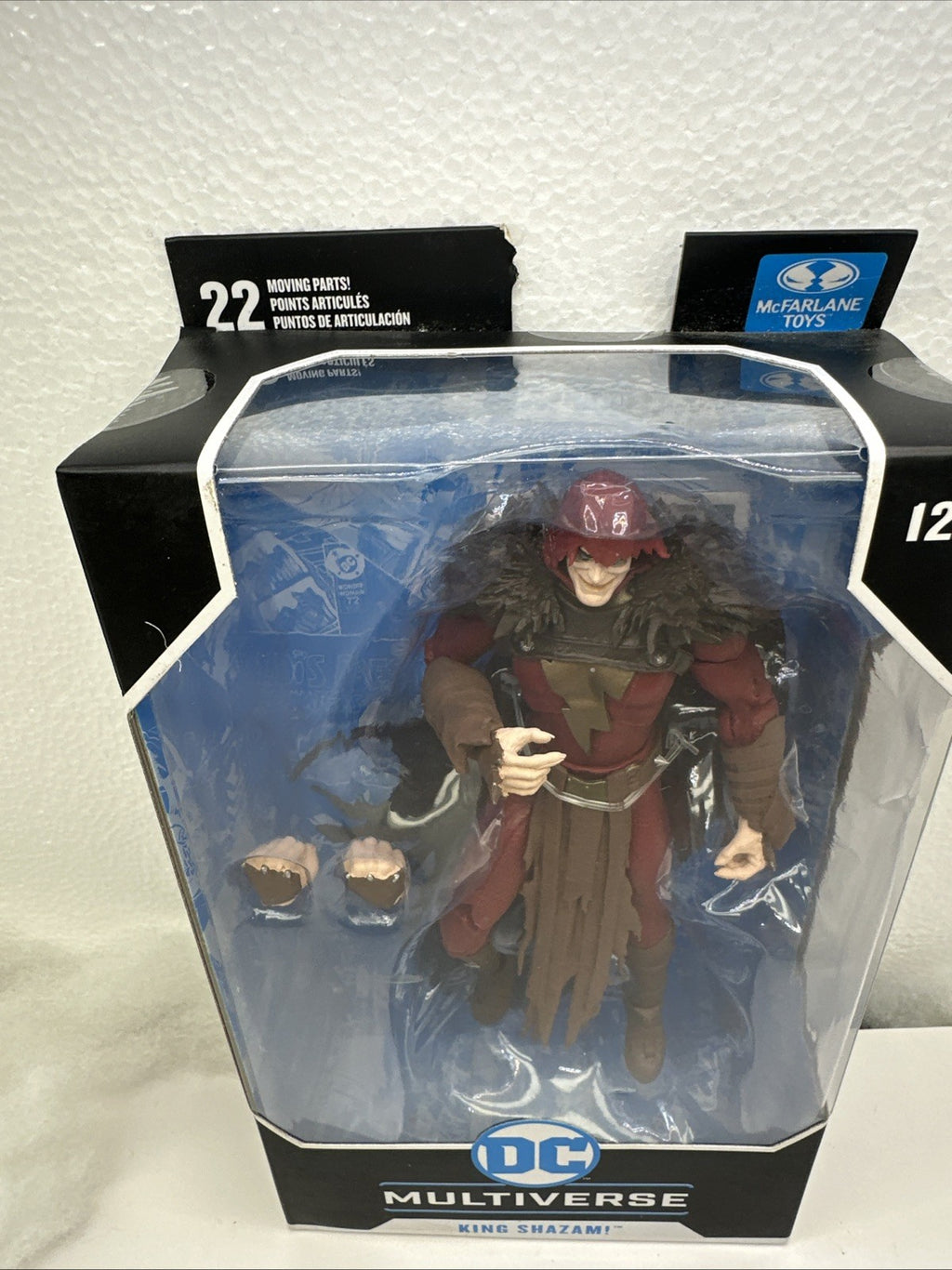KING SHAZAM McFarlane DC Multiverse 7" Figure New With Tag Damage2