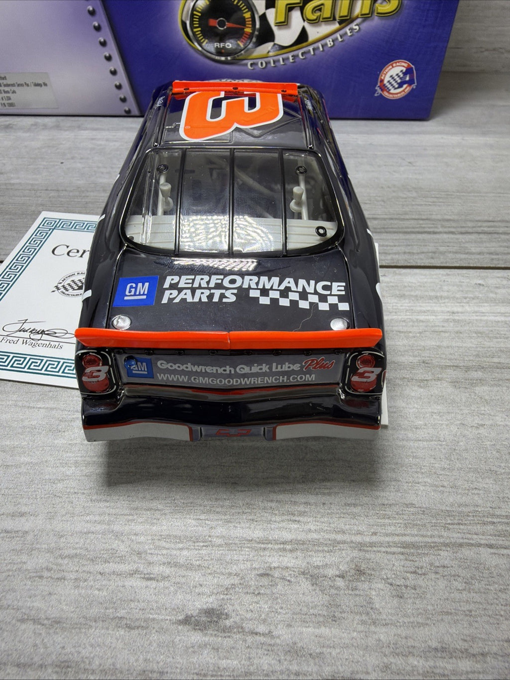1/5,004 2000 DALE EARNHARDT 1/24 COLOR CHROME EDITION 76TH TALLADEGA NO BULL WIN9