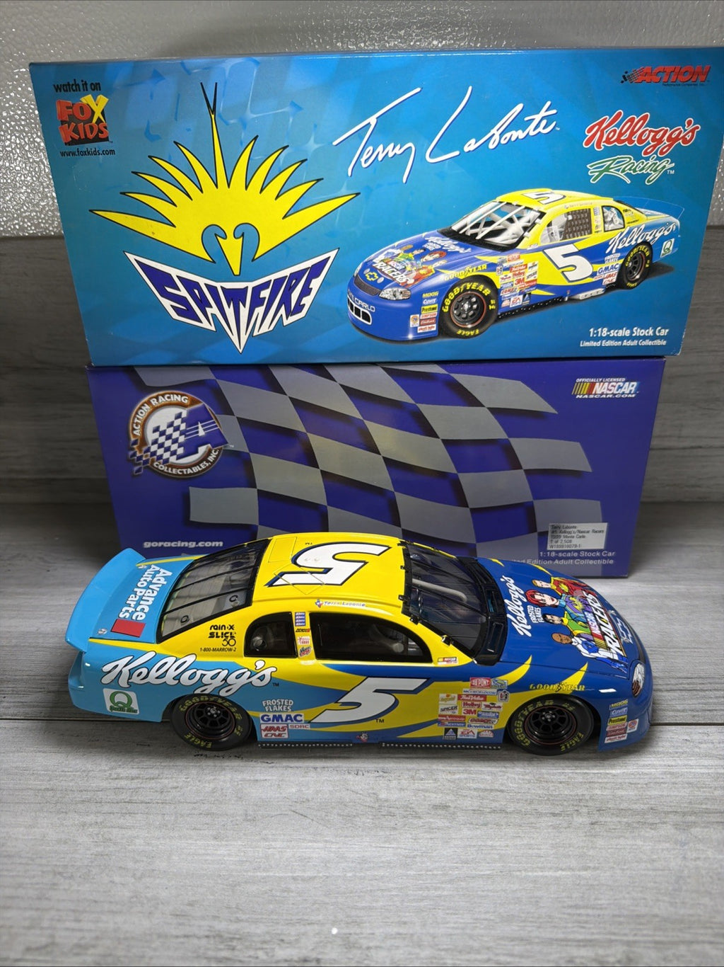 1/18 Terry Labonte #5 Kellogg's NASCAR Racers 1999 Monte Carlo 1 Of 2,508  NEW0