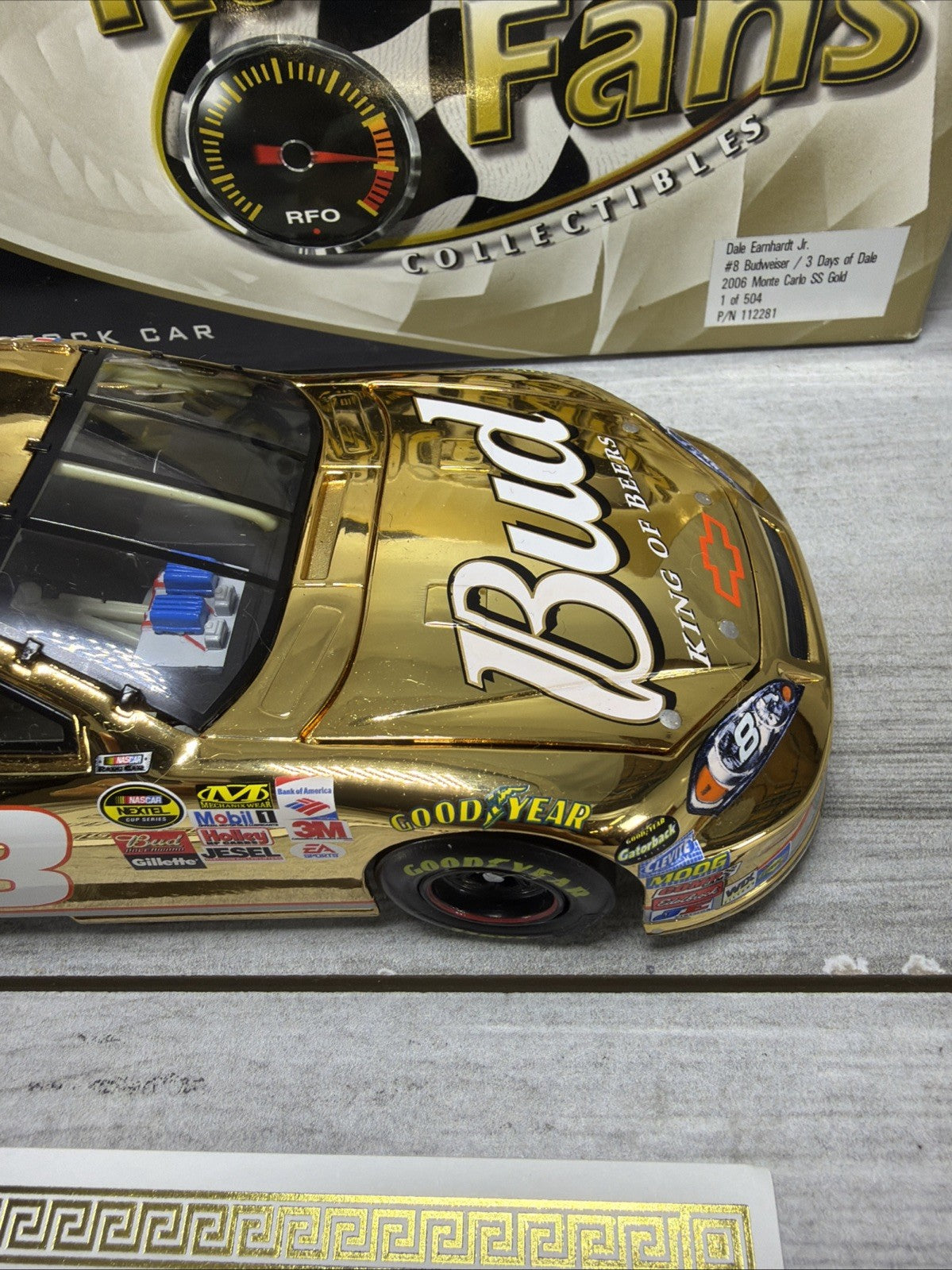 2006 Action 1:24 Dale Earnhardt Jr. #8 3 Days Of Dale  Monte Carlo 1 Of 504 Cert4