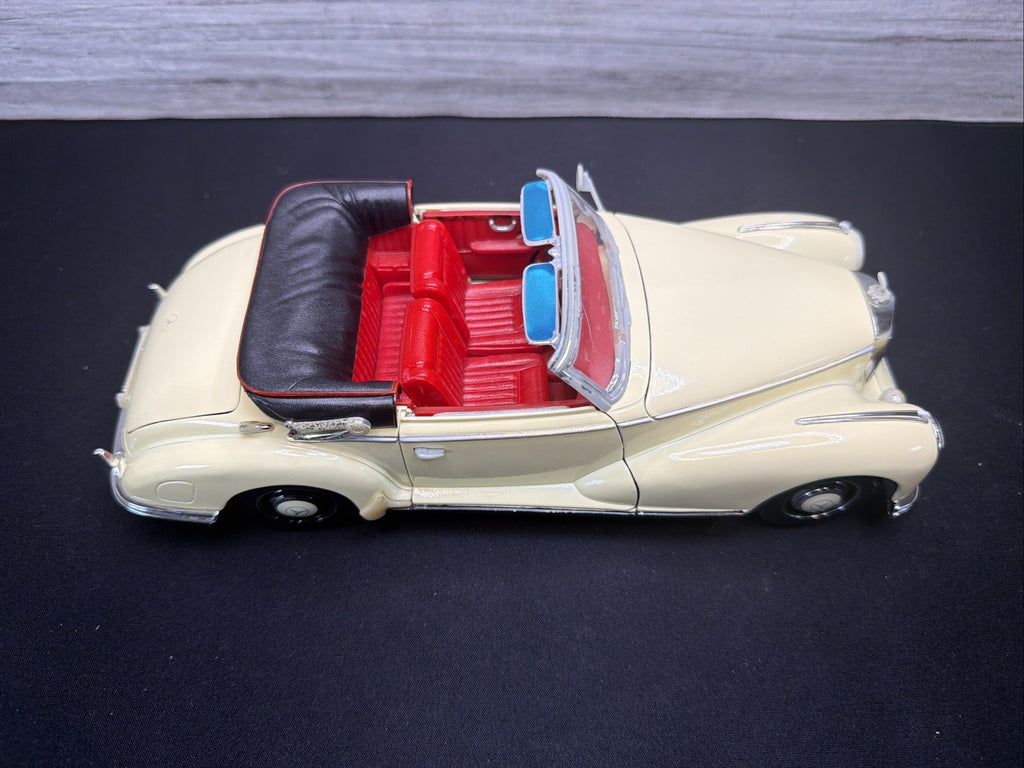 RARE Welly 1955 Black Mercedes-Benz 300s Die-Cast 1:18 Convertible NO BOX2