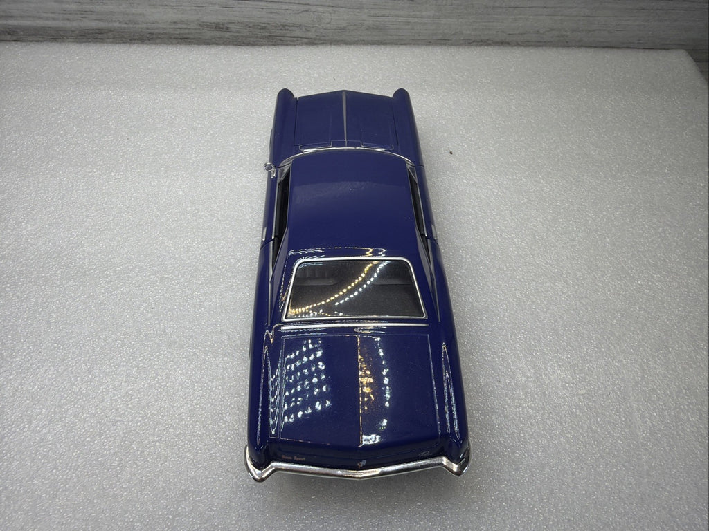 1965 BUICK RIVIERA GRAND SPORT HARD TOP WELLY 24072 1/24 DIECAST CAR BLUE NO BOX9