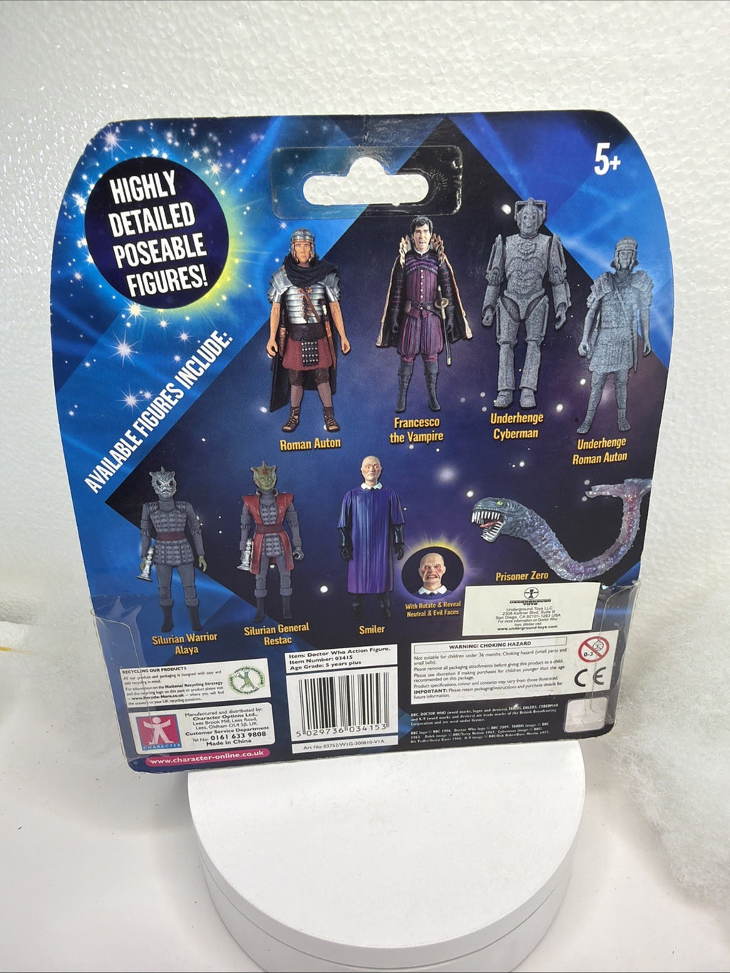 Doctor Who Underhenge Roman Auton Figure   Series 5   NIP Sealed   20104