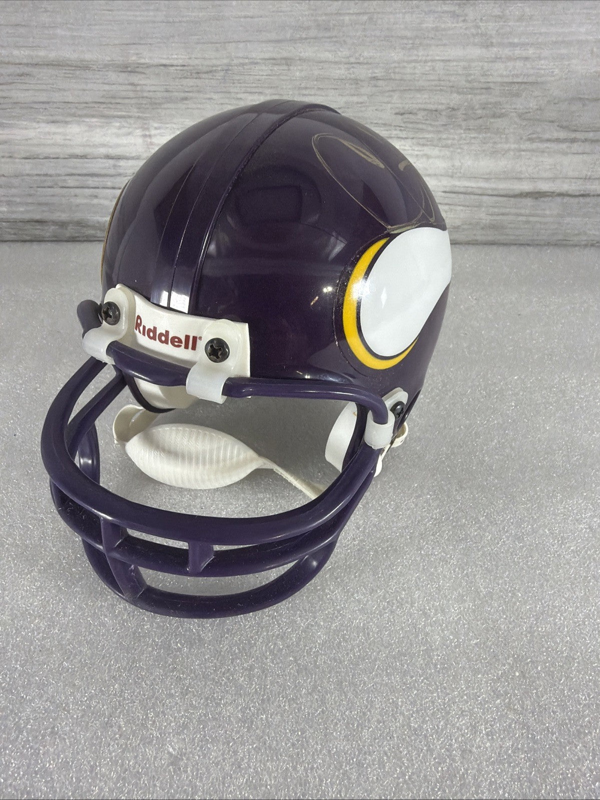 SIGNED MINNESOTA VIKINGS MINI HELMET CARL ELLER 81 READ, DESCRIPTION!! AUTHENTIC4