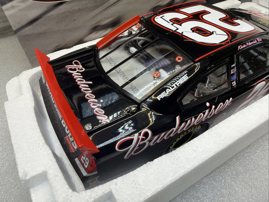 RARE Kevin Harvick 1/24 Elite 2011  #29 Budweiser Impala 313 of 440  New  W/COA13