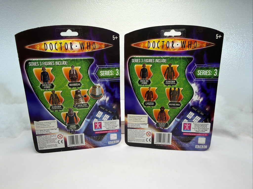 Dr Who Action Figure Laszlo & Brannigan 2004 Series 3 Lot Of 2 New Sealed5