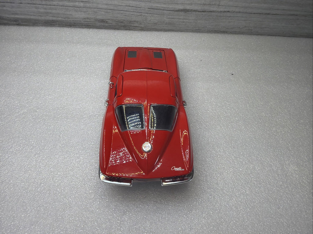 1963 Chevrolet Corvette C2 1/24 Scale Diecast Metal Model - Red No Box  Nice11