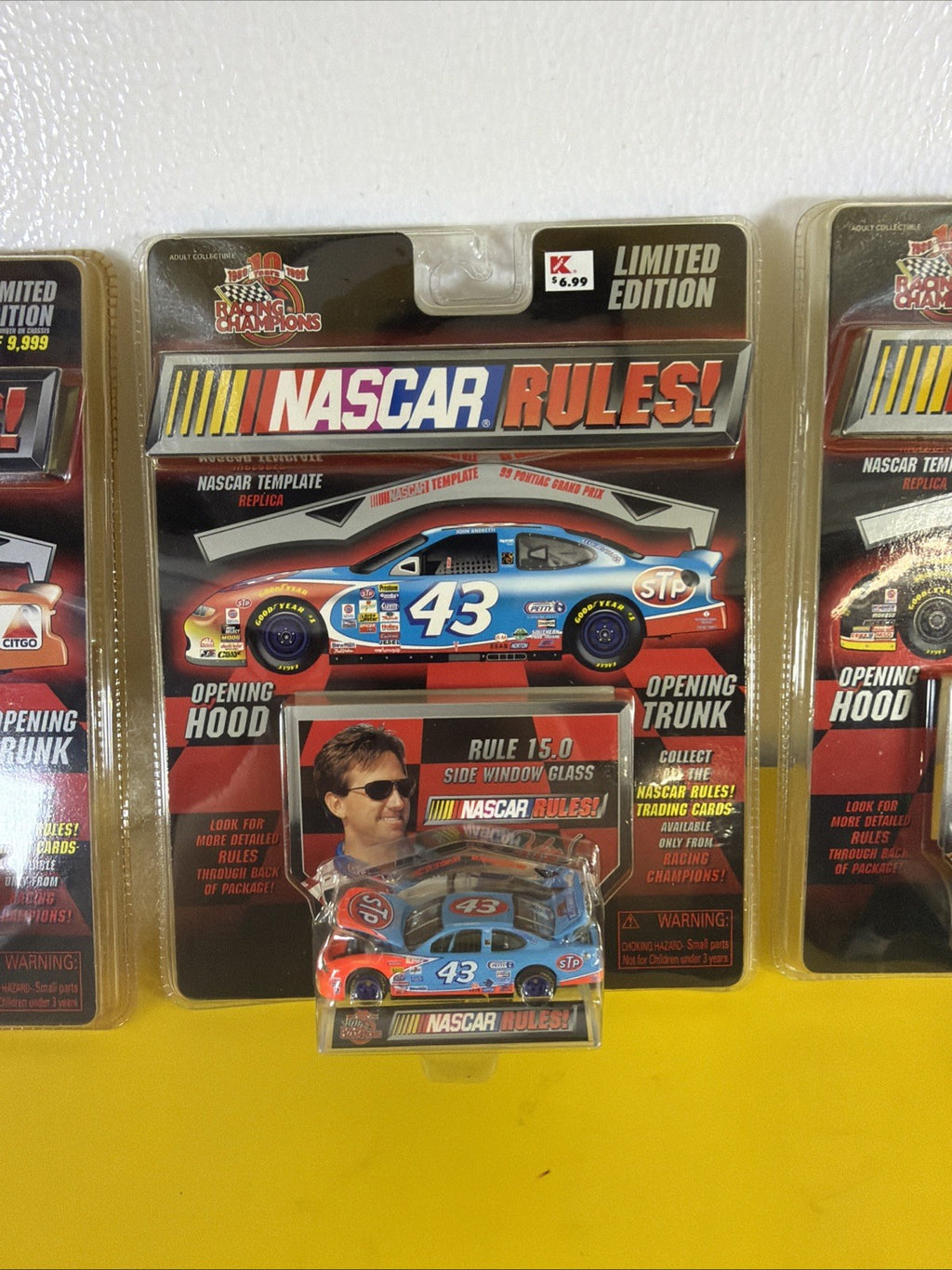 Lot Of 3 Racing Champions 2000 Nascar Rules 1:64 Diecast  Driver 21 43 60 New2