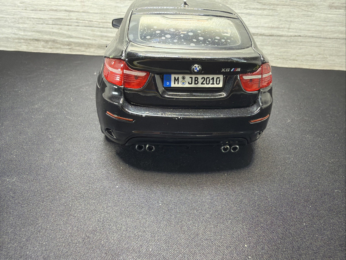Bburago 1:18 2011 BMW X6 M Black Diecast Nice No Box11