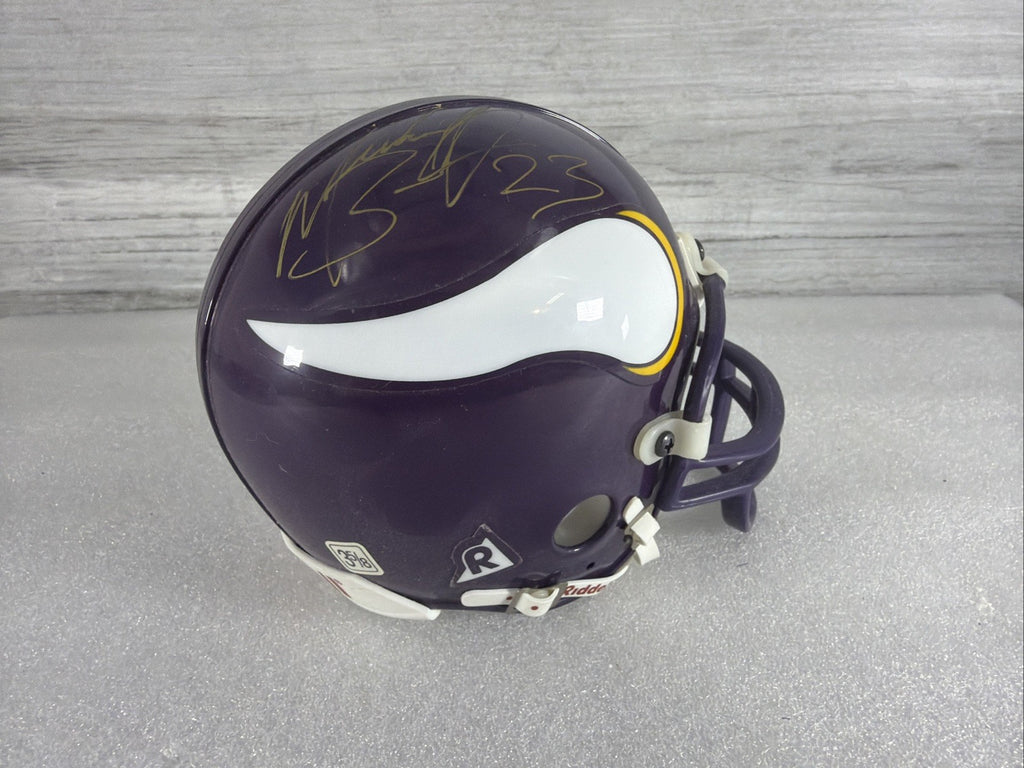 MICHAEL BENNETT  Signed MN  Vikings Mini Helmet NO COA PLEASE READ,AUTHENTIC7