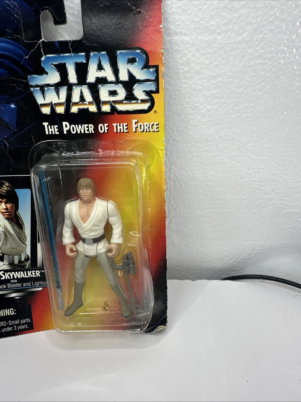 1995 Kenner Star Wars The Power of the Force Luke Skywalker Figure Light Damage6
