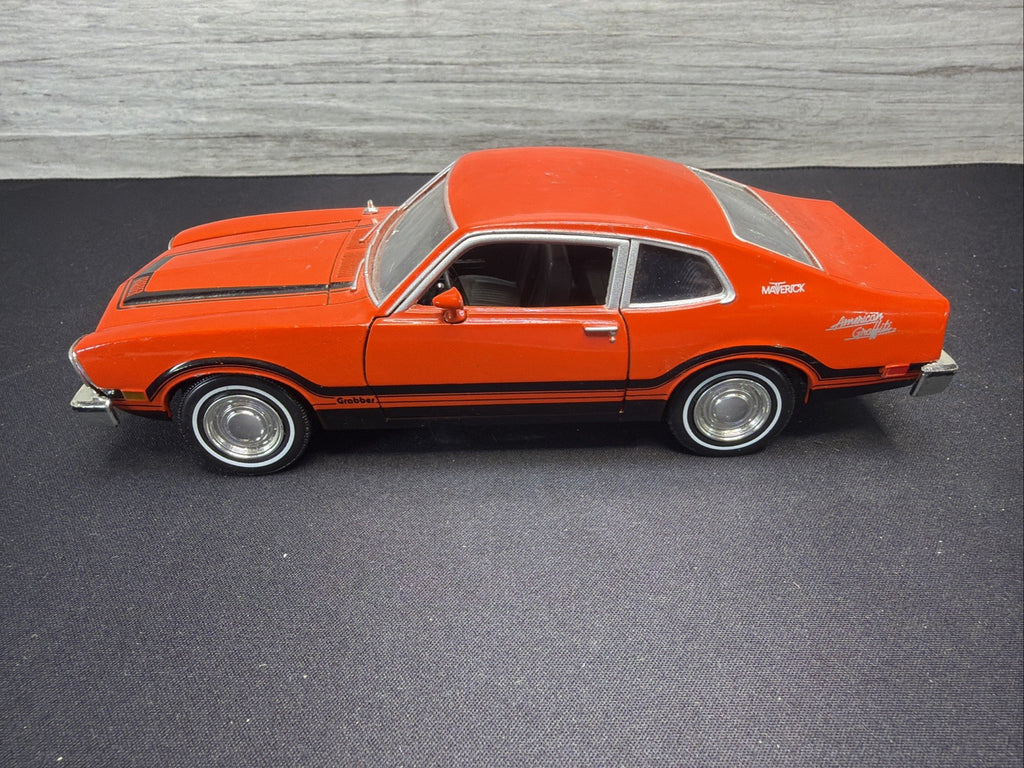 Motor Max 1974 Ford Maverick 1/24 Diecast Model Underneath Damage4