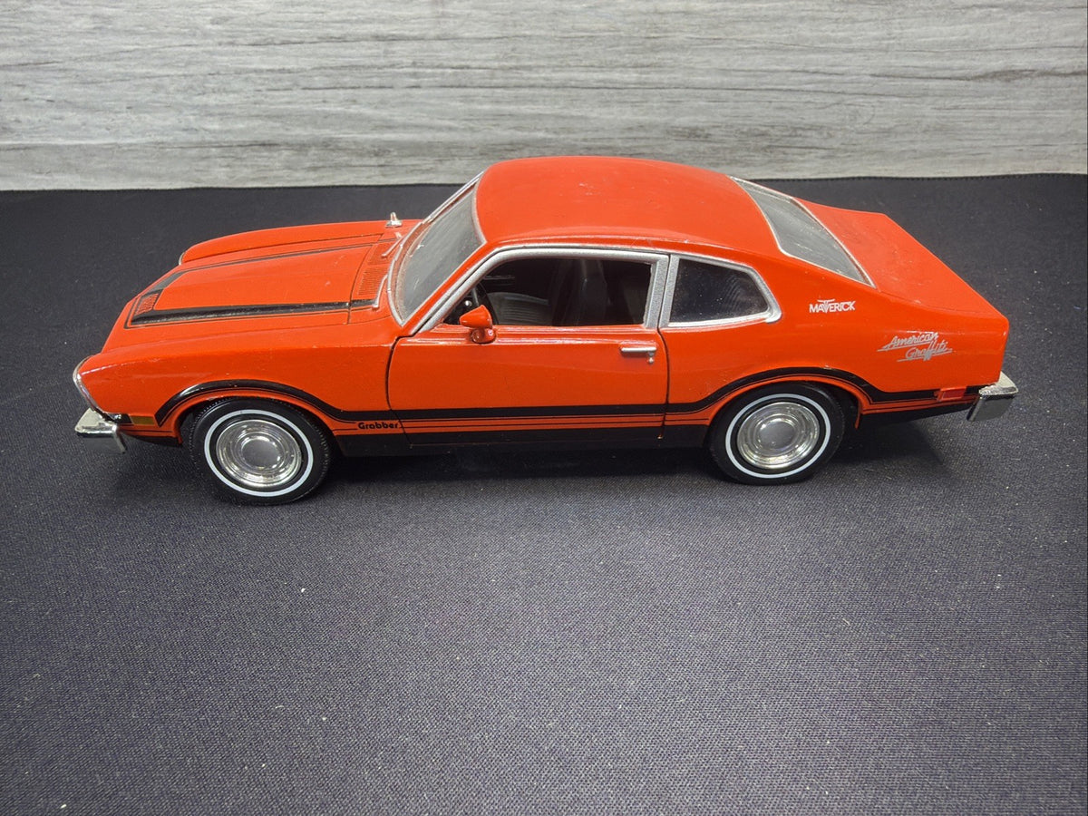 Motor Max 1974 Ford Maverick 1/24 Diecast Model Underneath Damage4