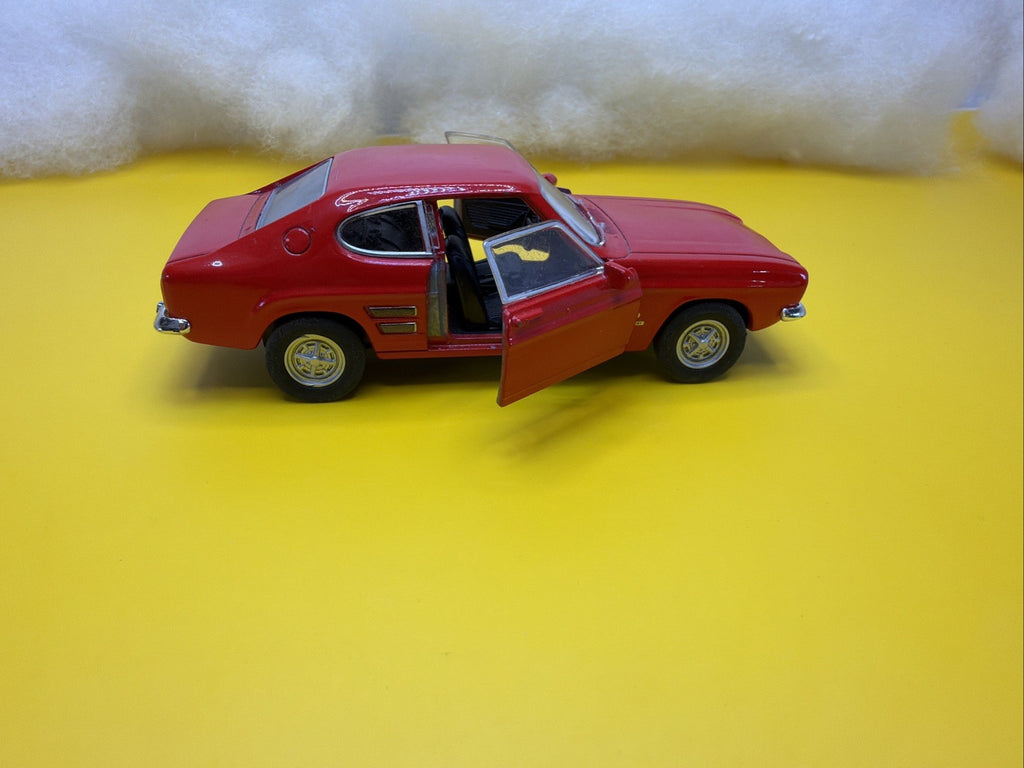 Welly 1969 Ford Capri Red 1:34 1:39 Scales 4.5 Inch Diecast Model No Box1