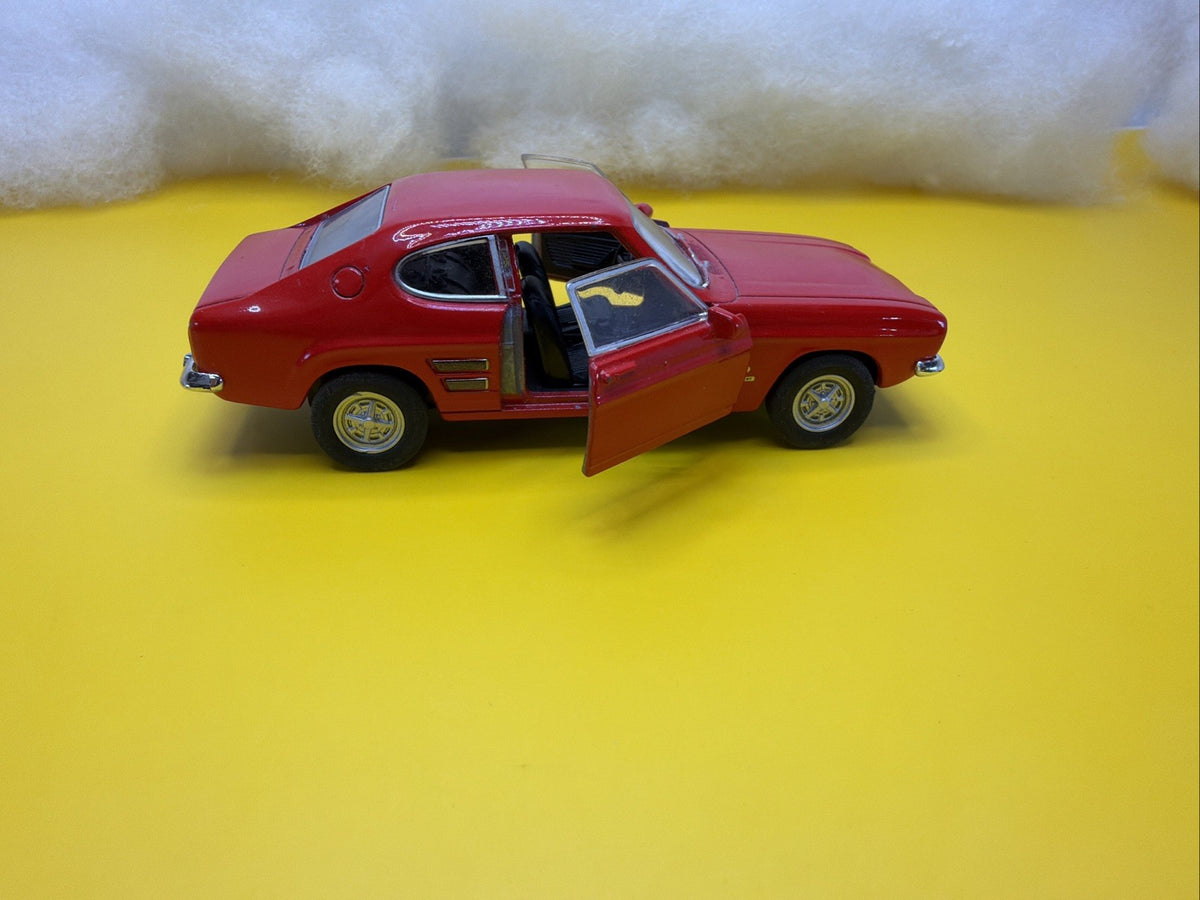 Welly 1969 Ford Capri Red 1:34 1:39 Scales 4.5 Inch Diecast Model No Box1
