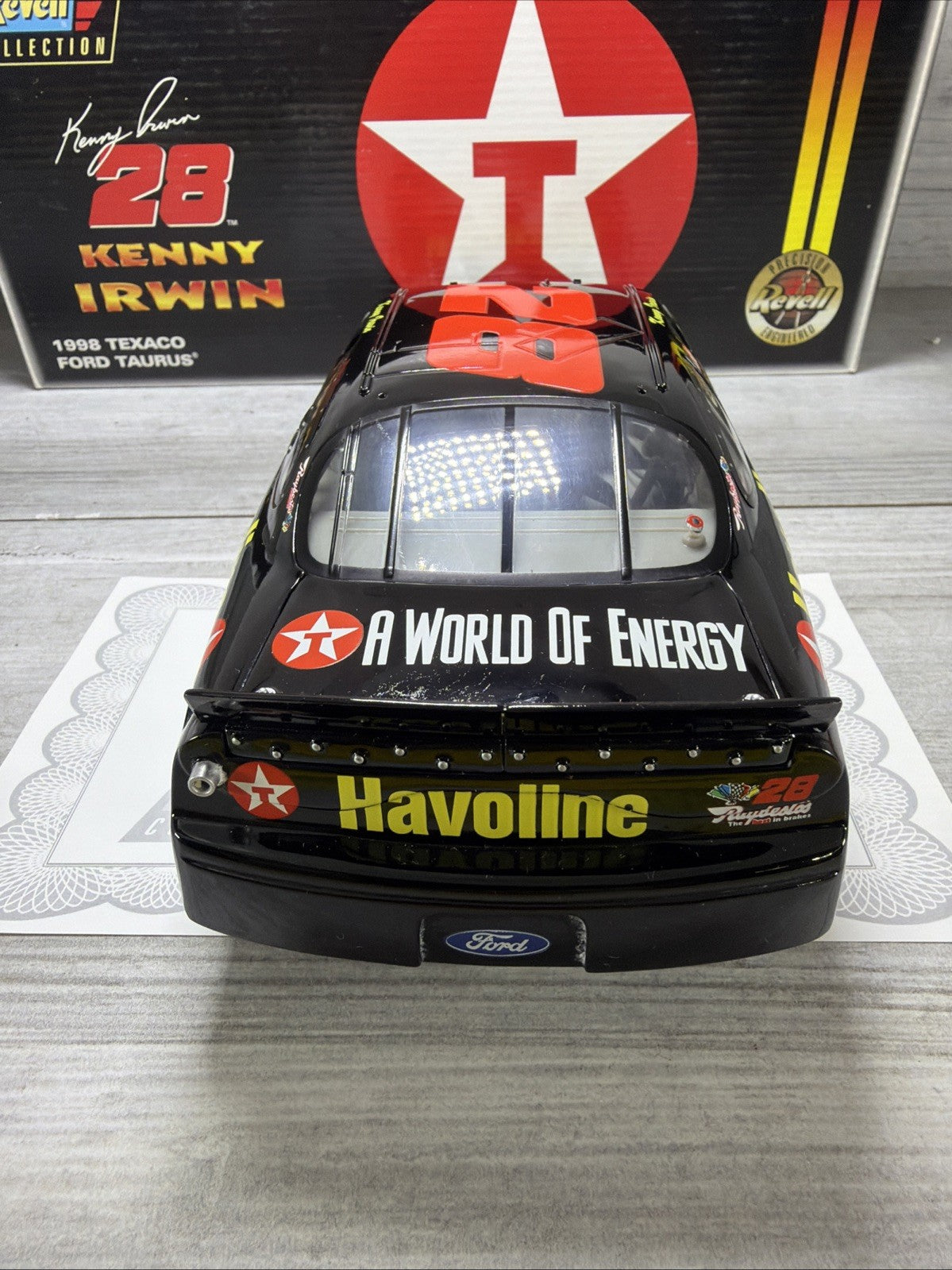 Kenny Irwin #28 Ford Taurus Texaco 1998 Revell 1:18 Scale 1 Of 3120 W/cert Nib8