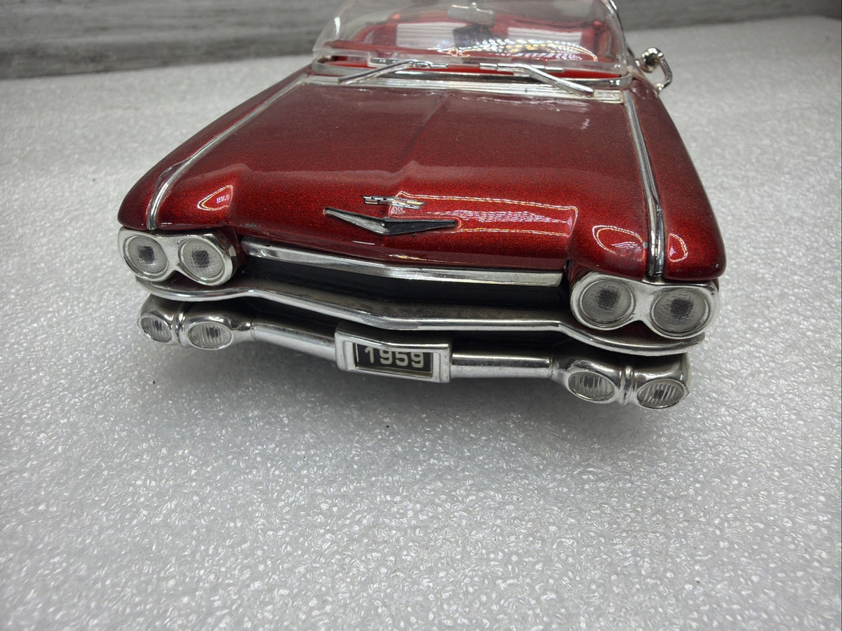 Jada Diecast 1:24 Street Low Metallic Red 1959 Cadillac Eldorado Model Car VGC!5