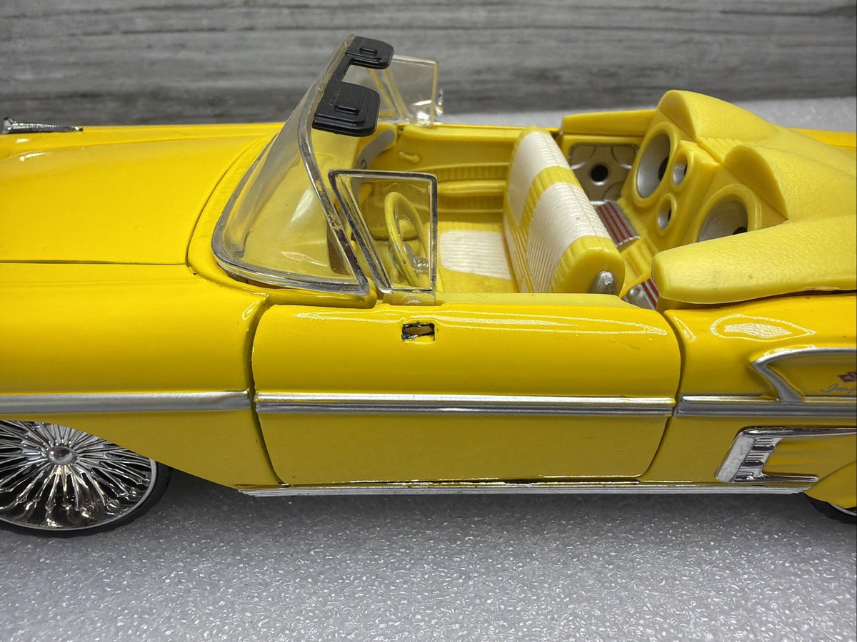 SAICO 1958 Chevy Impala convertible 1 24 scale low rider.  Excellent4