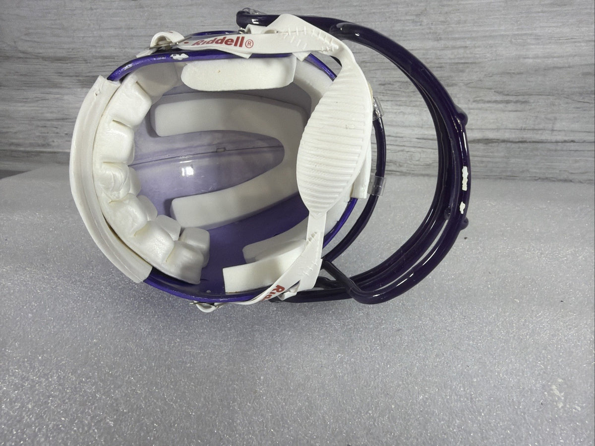 ADRIAN PETERSON Signed Vikings Mini Helmet NO COA PLEASE READ,AUTHENTIC8