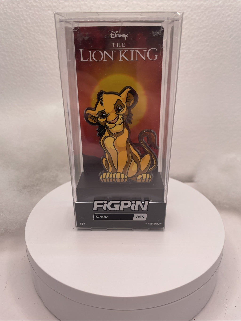FiGPiN Disney The Lion King Simba #855 Collectible Pin New In Box0