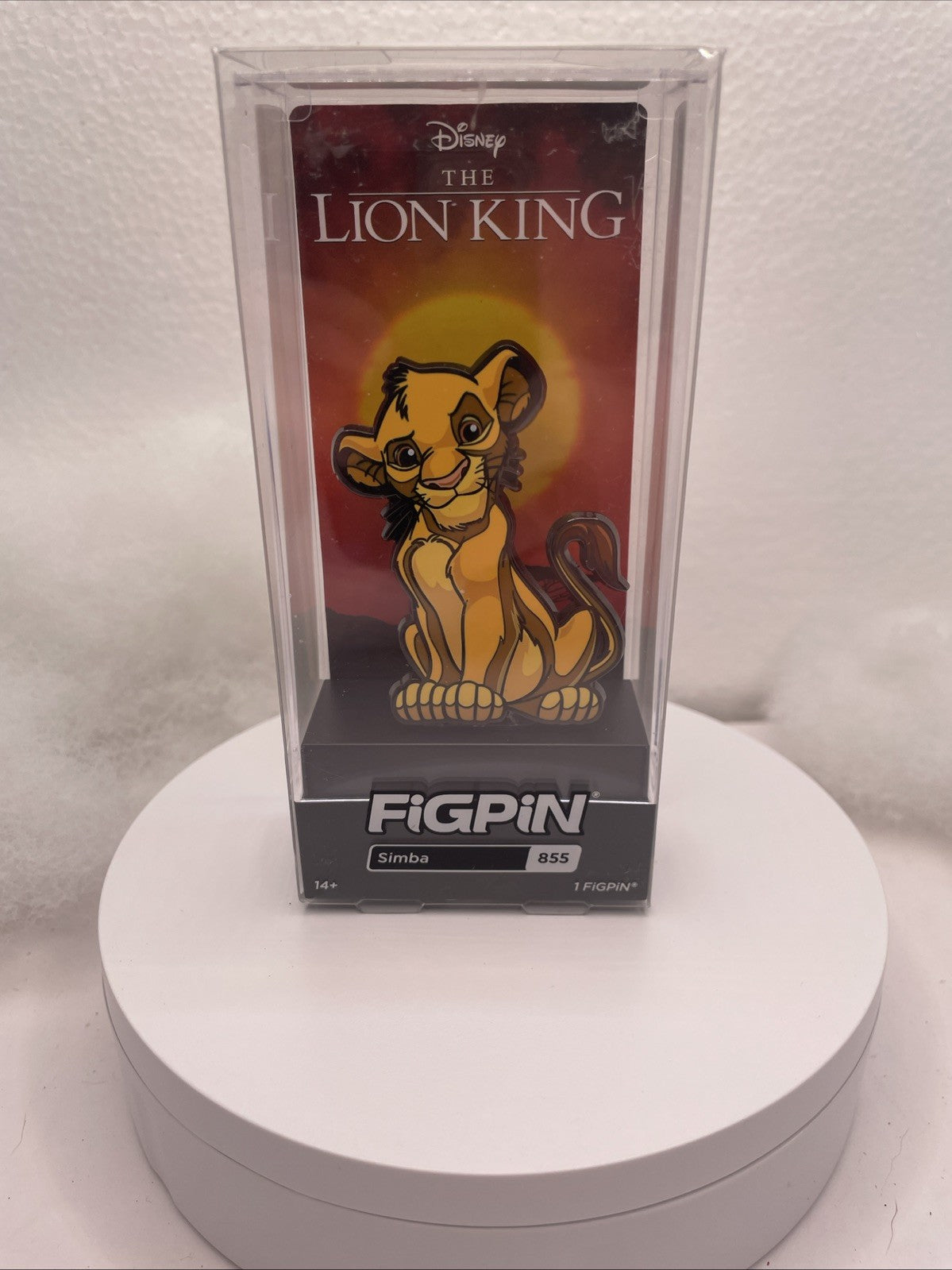 FiGPiN Disney The Lion King Simba #855 Collectible Pin New In Box0