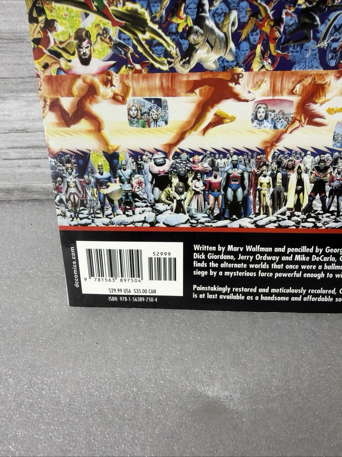 DC Comics Crisis on Infinite Earths by Marv Wolfman (Trade Paperback, 2000) VGC3