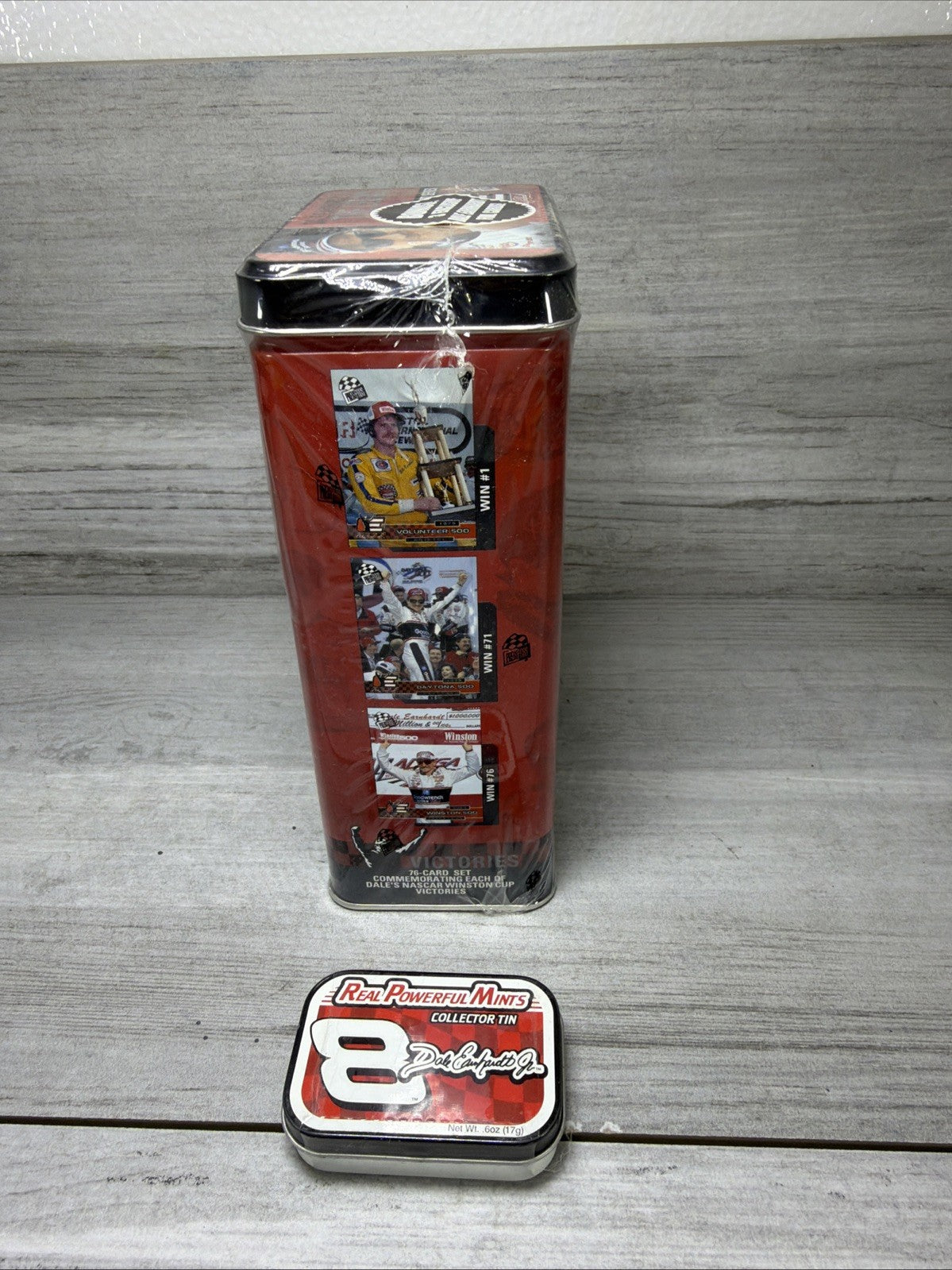 Dale Earnhardt VTG 2004 The Legacy Collector Card Series Tin + Jr  mints Sealed2