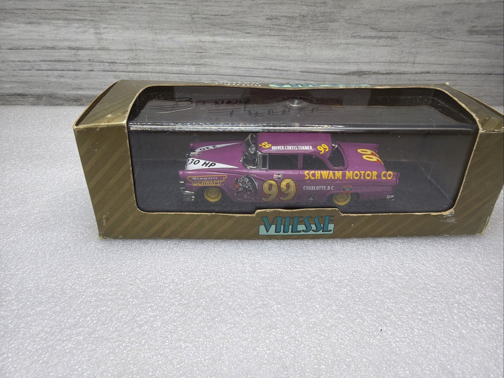 VITESSE ☆FORD FAIRLANE  Schwam 99 Super Rare  1/43 Curtis Turner Signed0