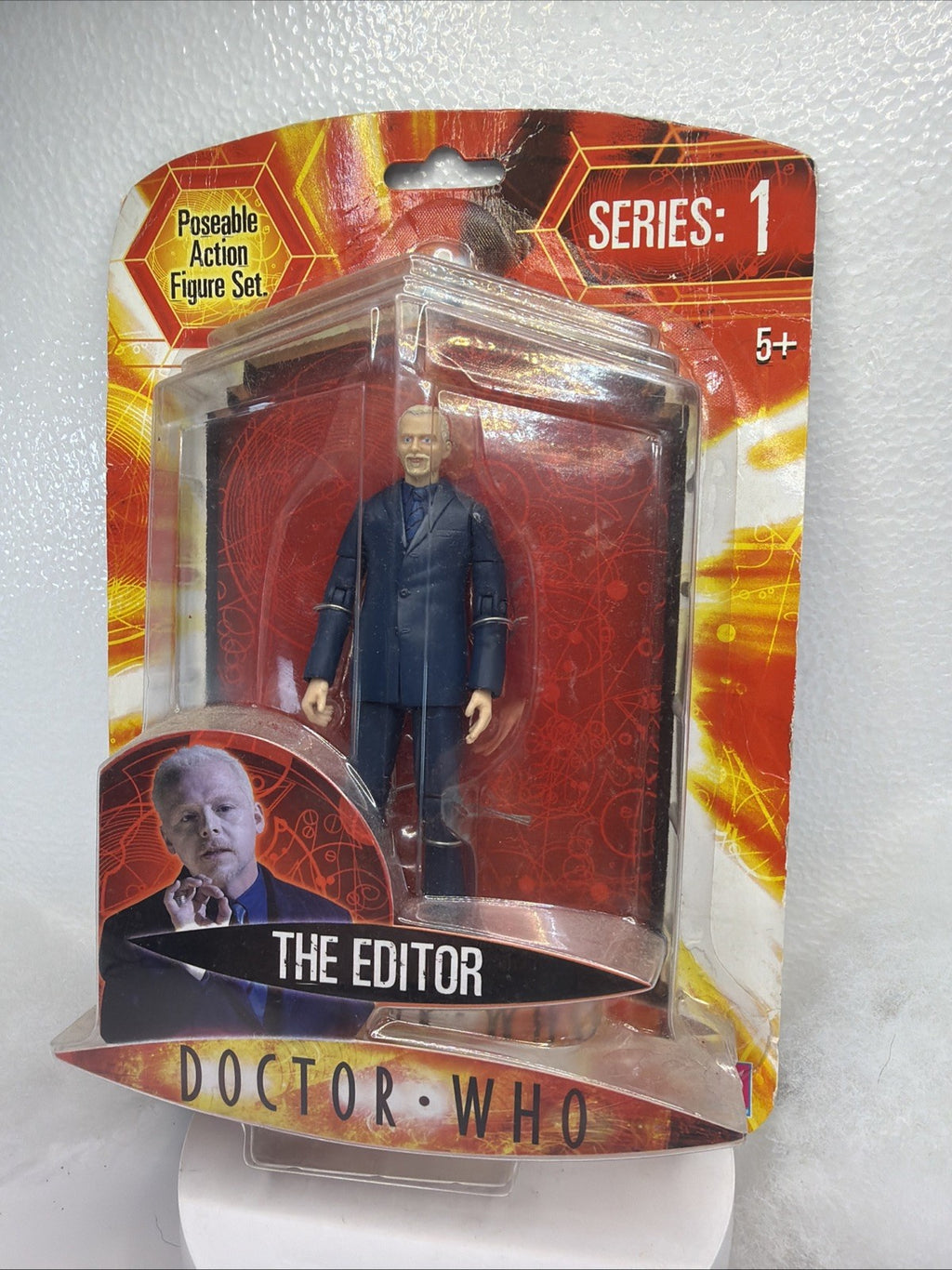 Vintage 5.5 Inch Doctor Who Series 1 “The Editor “ Sealed New.2