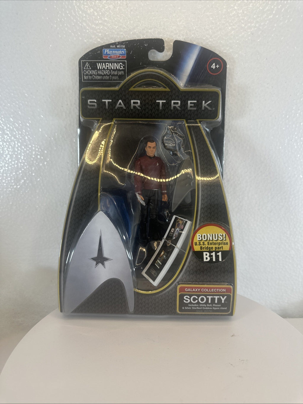 Star Trek Galaxy Collection 3.75" Scotty Playmates Action Figure 2009 Sealed New0