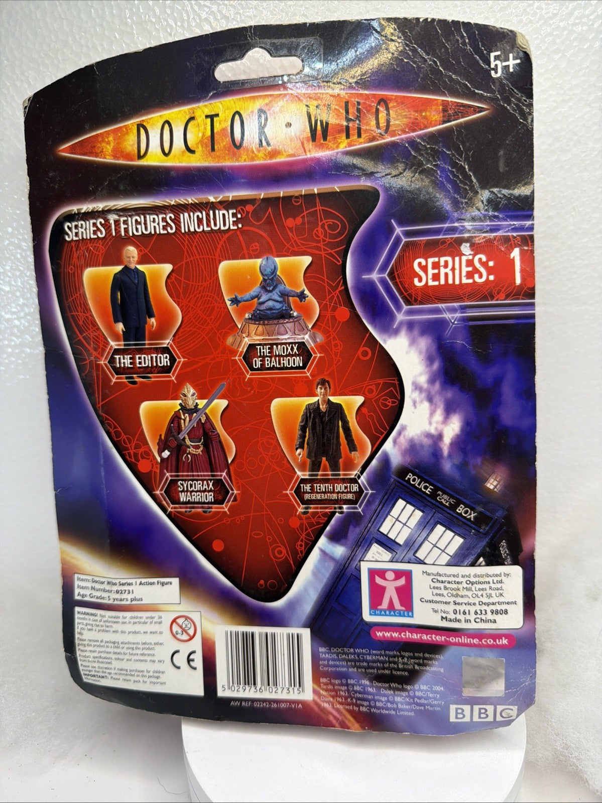 Vintage 5.5 Inch Doctor Who Series 1 “The Editor “ Sealed New.4