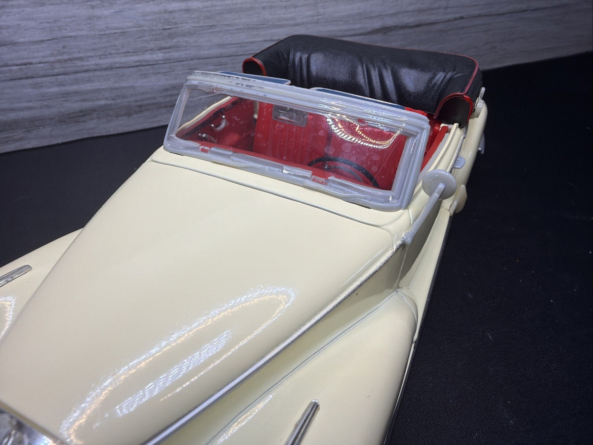 RARE Welly 1955 Black Mercedes-Benz 300s Die-Cast 1:18 Convertible NO BOX8