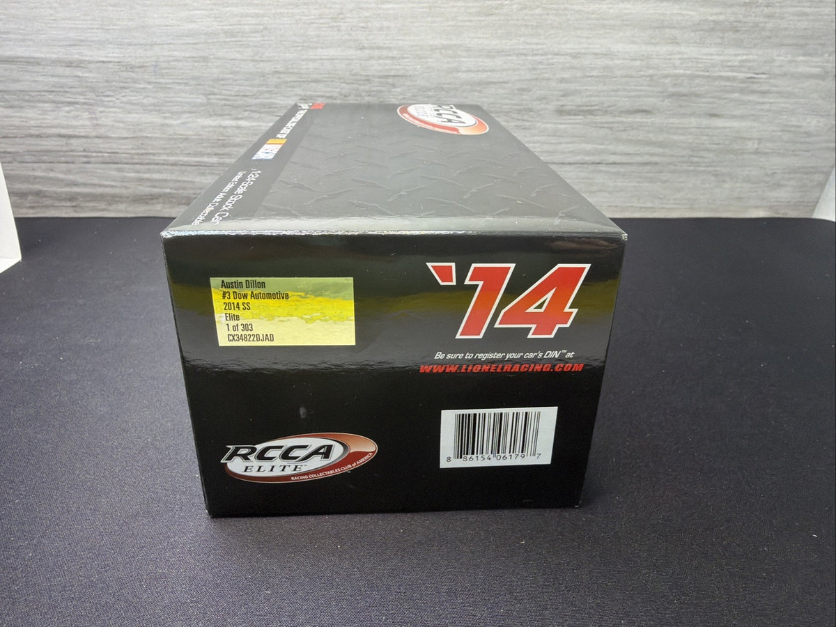 1/24 Lionel RCCA ELITE #3 Austin Dillon Dow Automotive 2014 Chevy SS 260/303 New17