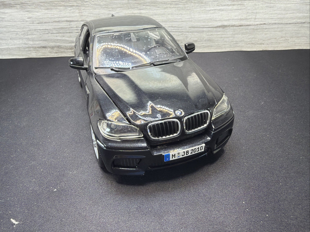 Bburago 1:18 2011 BMW X6 M Black Diecast Nice No Box2