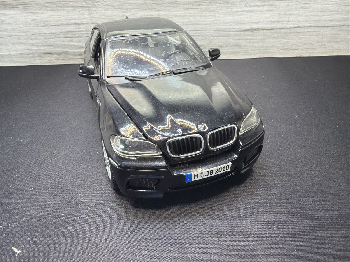 Bburago 1:18 2011 BMW X6 M Black Diecast Nice No Box2