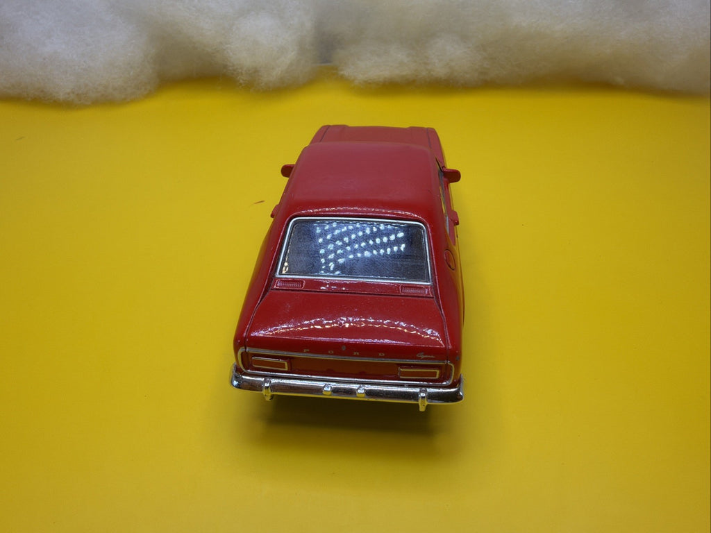 Welly 1969 Ford Capri Red 1:34 1:39 Scales 4.5 Inch Diecast Model No Box3