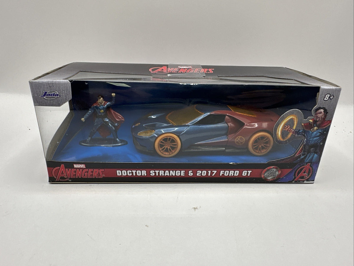 Jada Marvel Avengers Doctors Strange and 2017 Ford GT 1/32 New In Box0