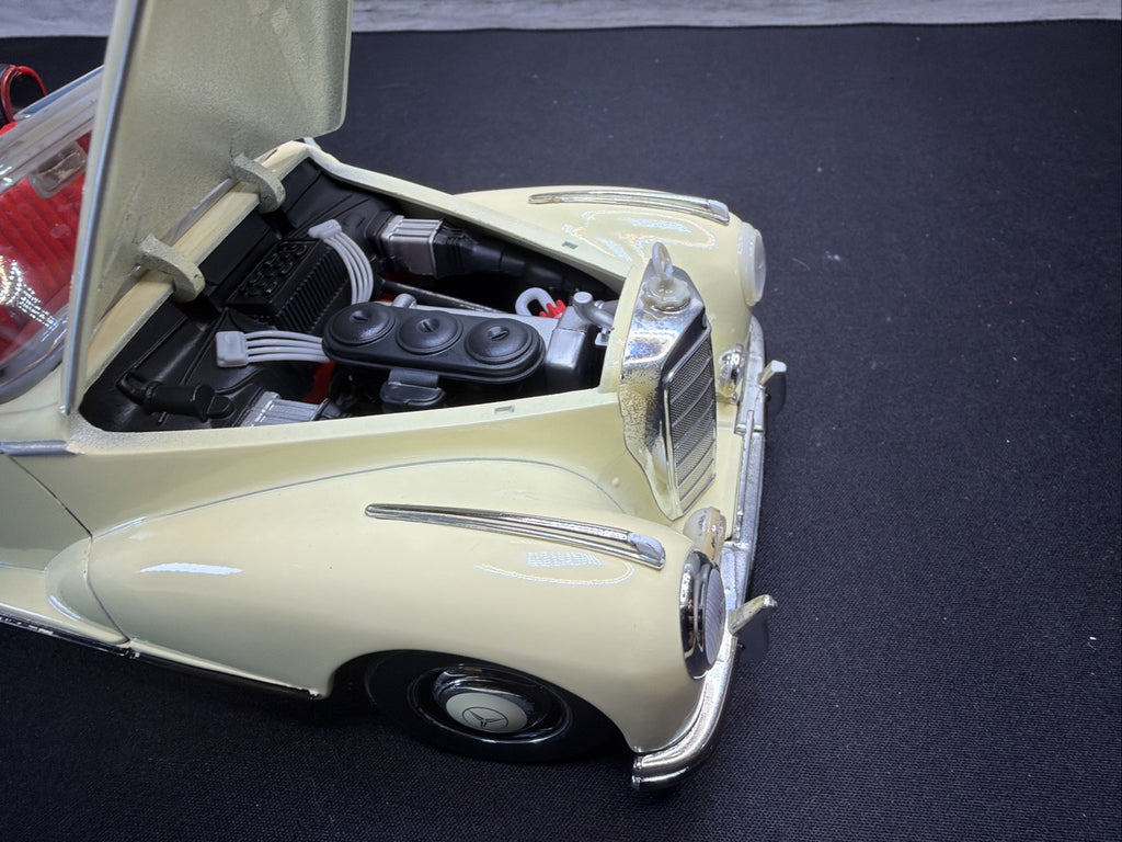 RARE Welly 1955 Black Mercedes-Benz 300s Die-Cast 1:18 Convertible NO BOX15