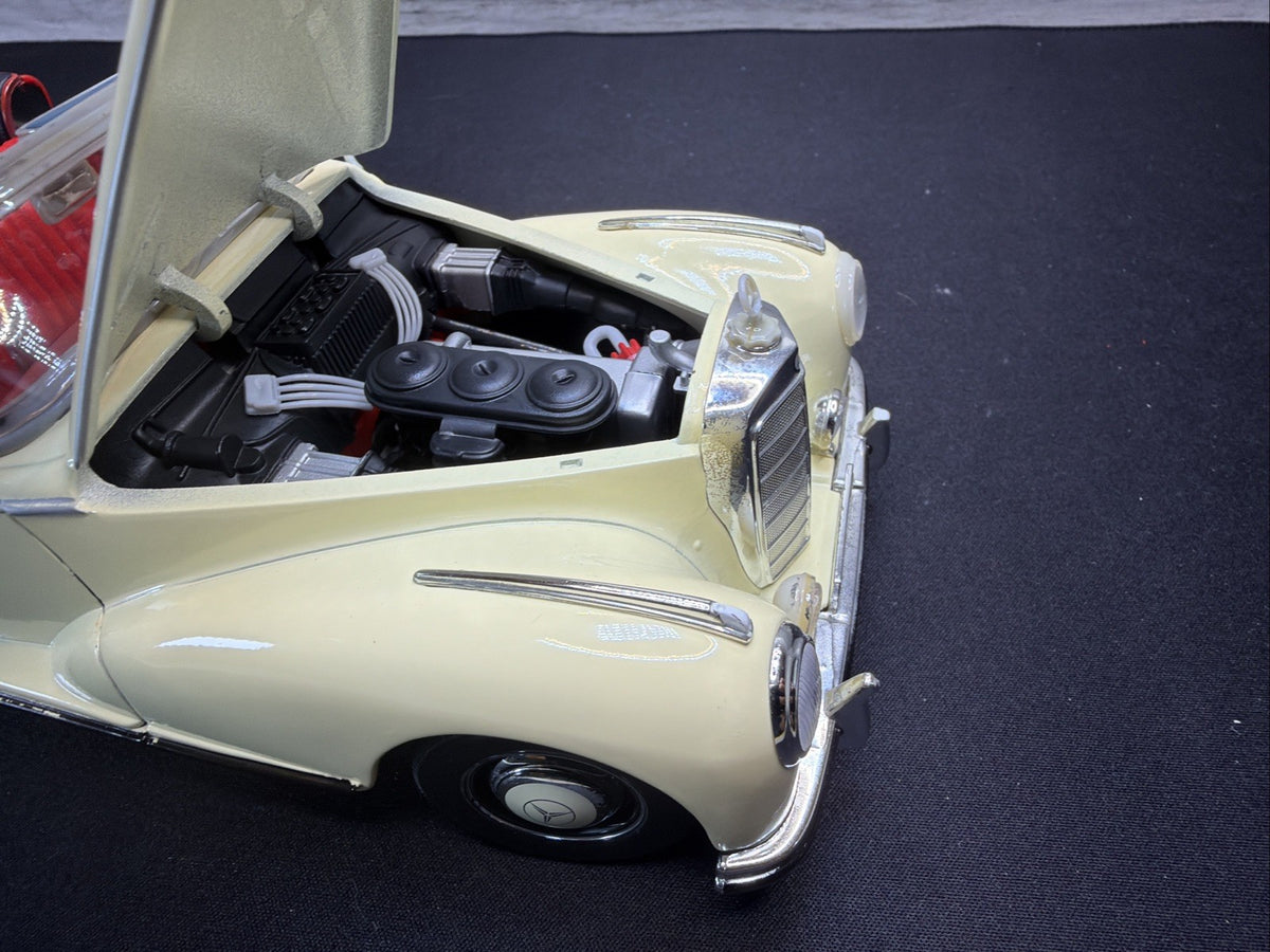 RARE Welly 1955 Black Mercedes-Benz 300s Die-Cast 1:18 Convertible NO BOX15