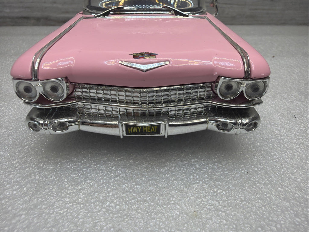 Jada, 1959 Cadillac Deville, Pink, 1:24 Diecast Car W Opening Doors Nice No Box7