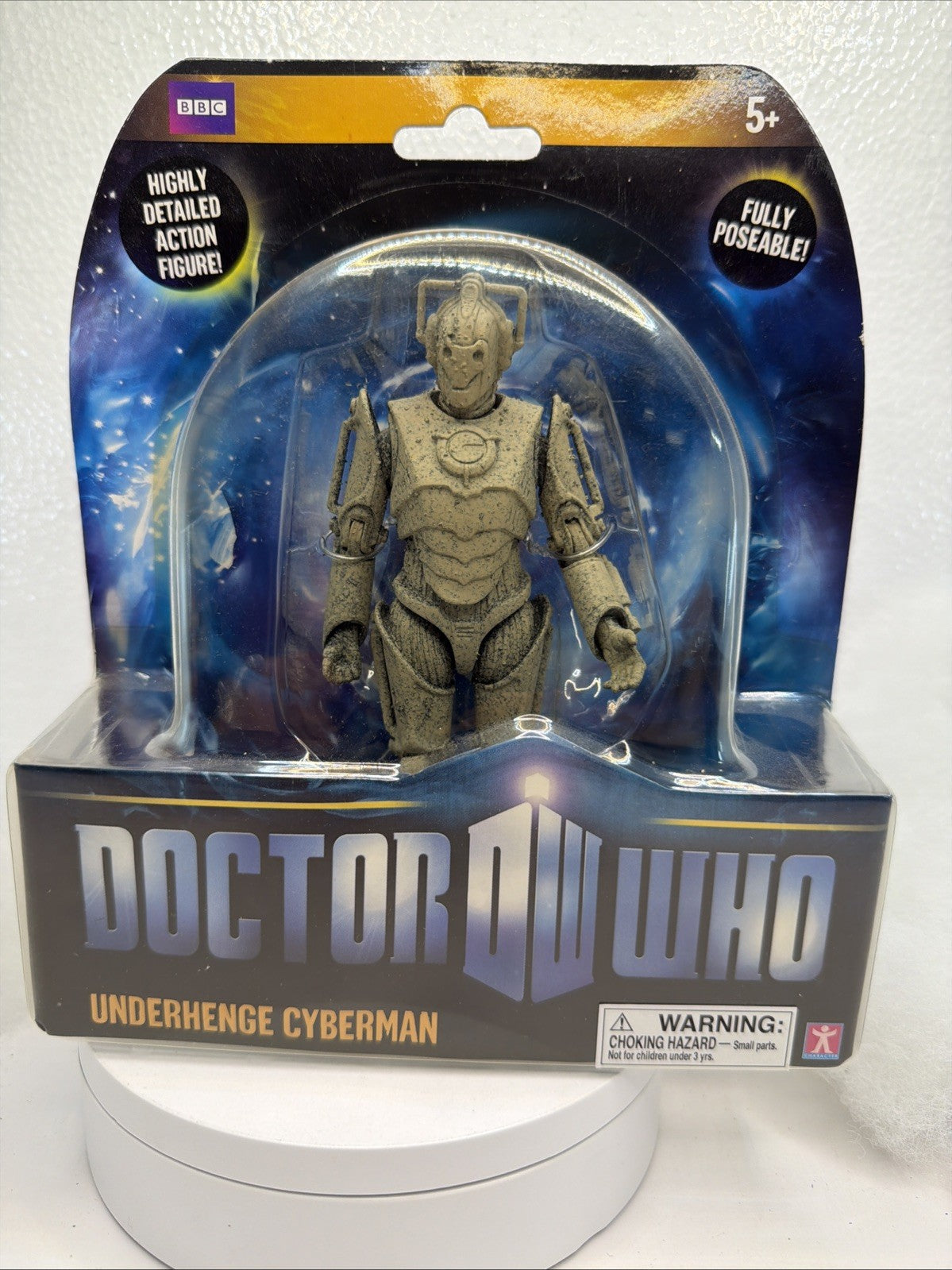 DOCTOR WHO SERIES 5 UNDERHENGE CYBERMAN ACTION FIGURE 11TH DR ERA RARE .,,..0