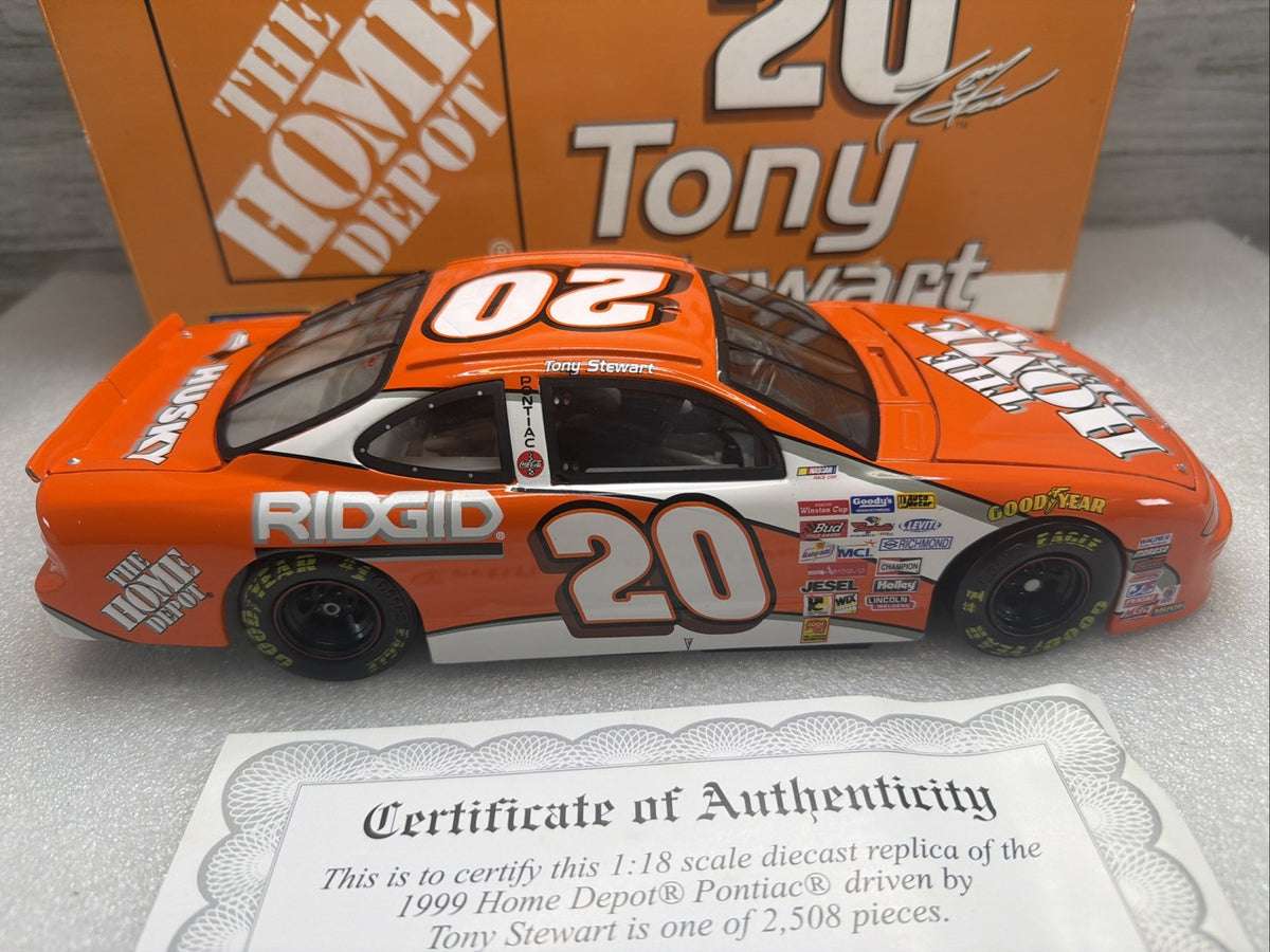 1/18 Tony Stewart 20 Home Depot Revel  NASCAR Diecast 1999 Pontiac MINT! 1/20582