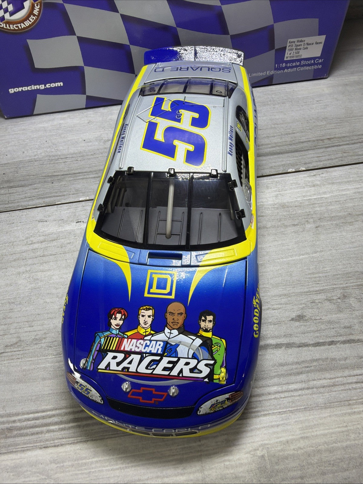 ACTION Kenny Wallace #55 1999 Monte Carlo 1/18 Square D NASCAR racers 1 of 25085