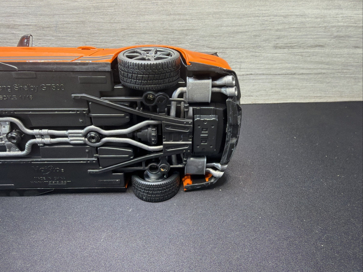 Maisto 1:18 Ford Mustang Shelby GT500 2020 Orange & Black Diecast Car16