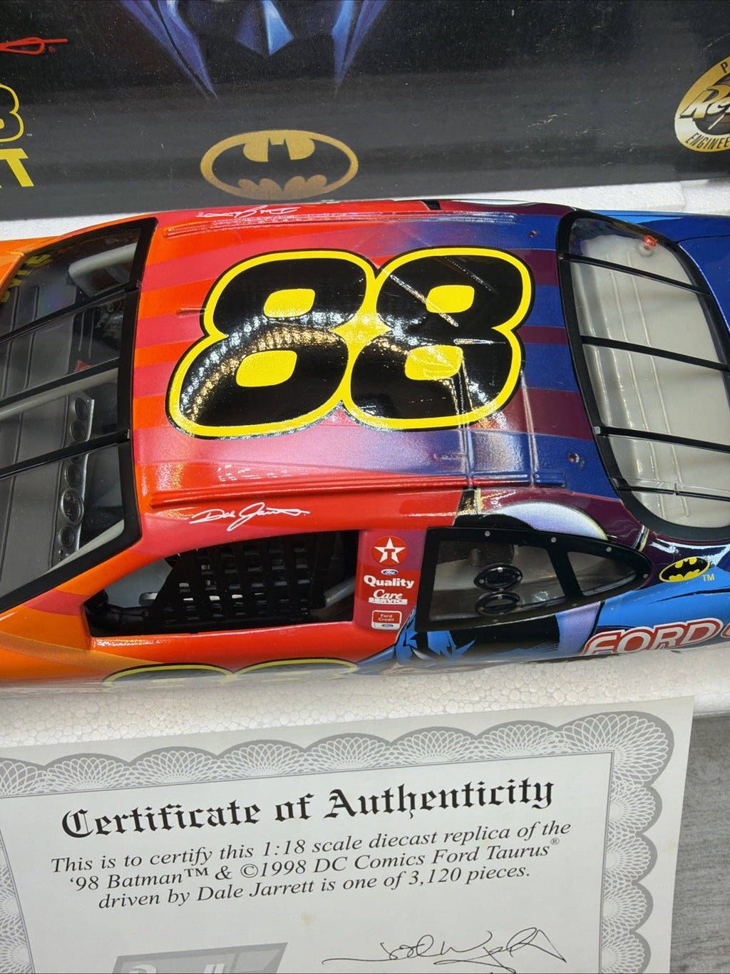 Dale Jarrett #88 Ford Credit Batman 1998 Ford Taurus 1/18 Revell  NEW  1 Of 31206
