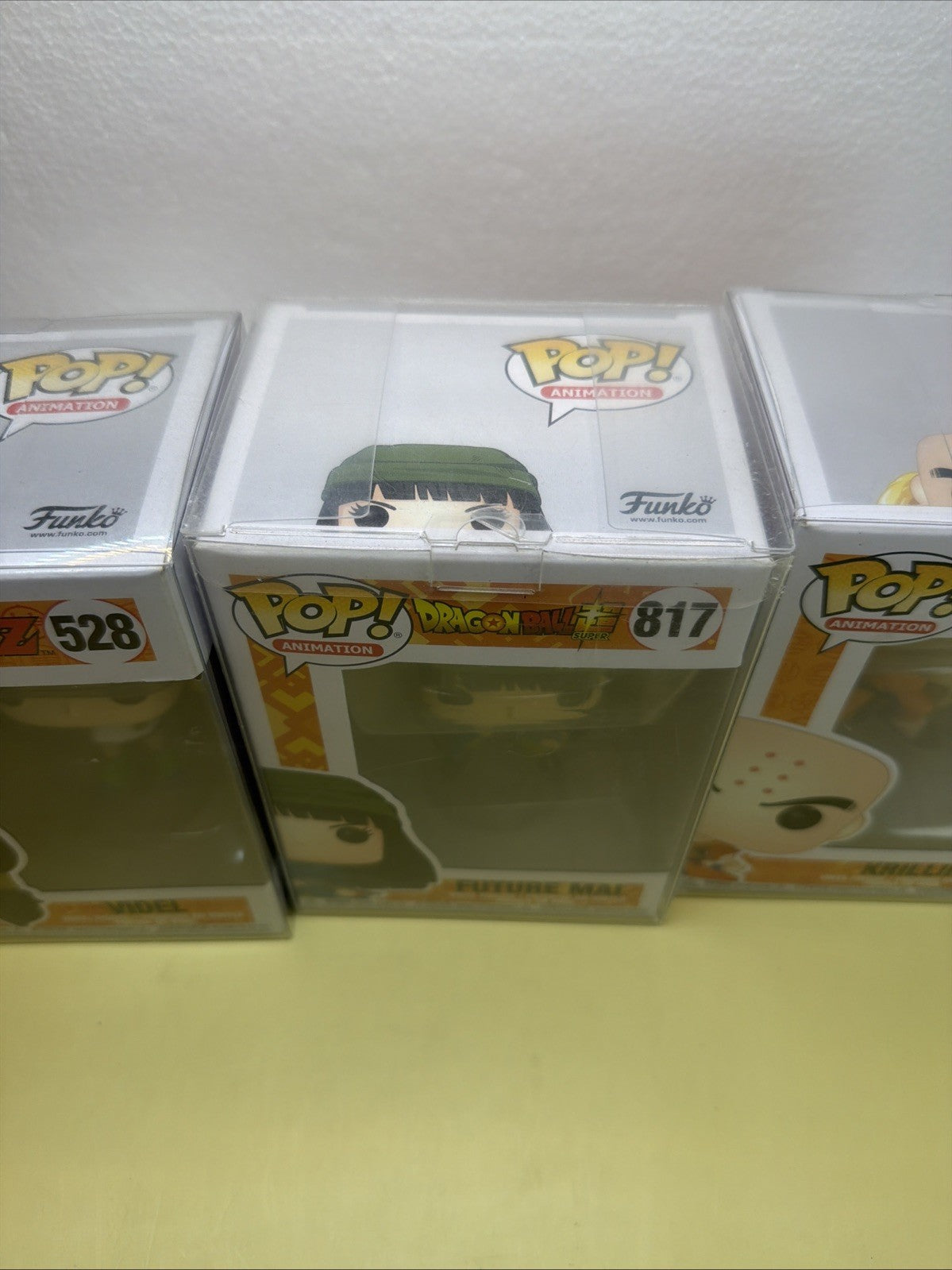 Lot Of  4 Dragon Ball Z Funko Pop Figures Dragon Ball  In Clear Case. New. Nice6
