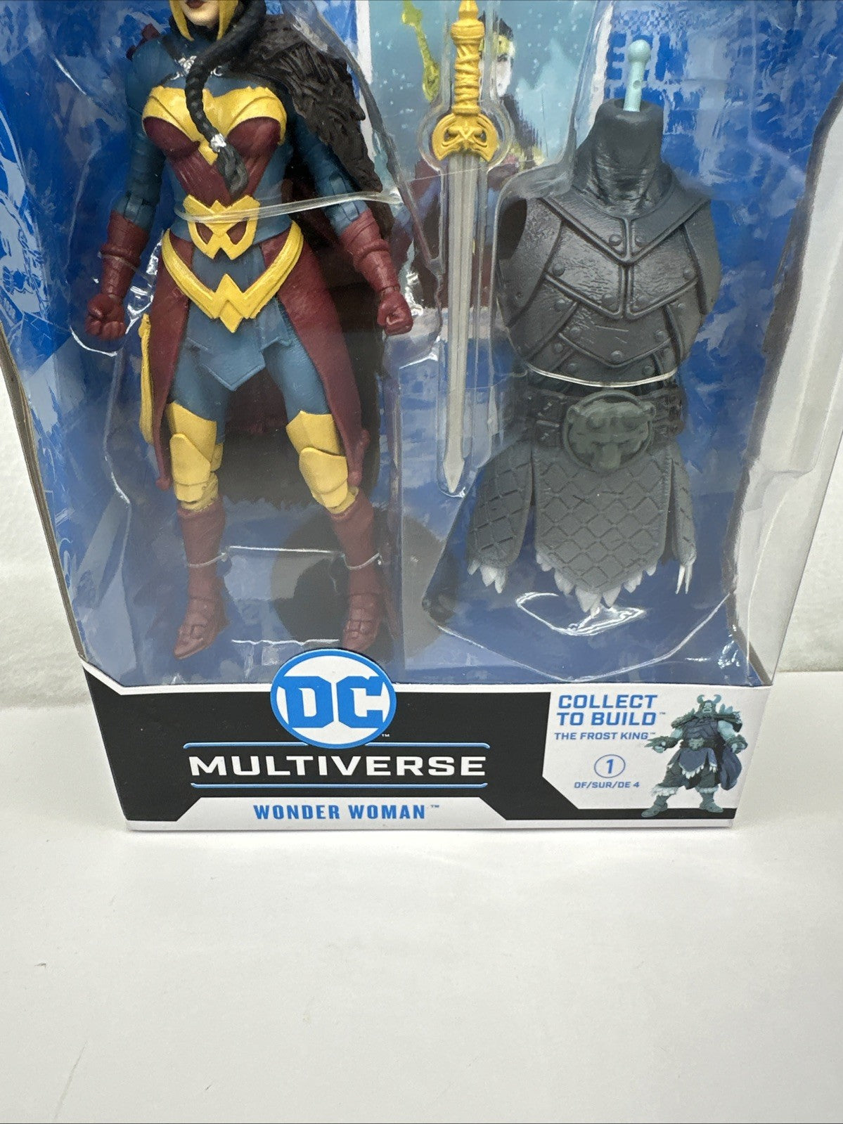 McFarlane Endless Winter Wonder Woman * BAF Frost King 7-Inch Figure Fac Sealed 3