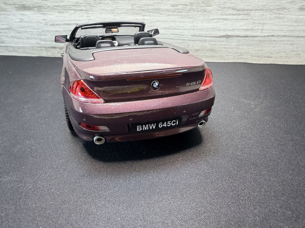 RARE Welly 1/18 BMW 645Ci Die-cast Car Model Collection burgundy No Box9